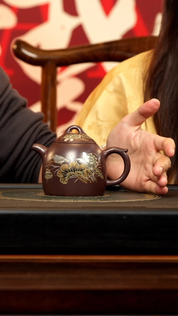 【闪购商品】紫砂茶壶GJY 紫泥 秦权