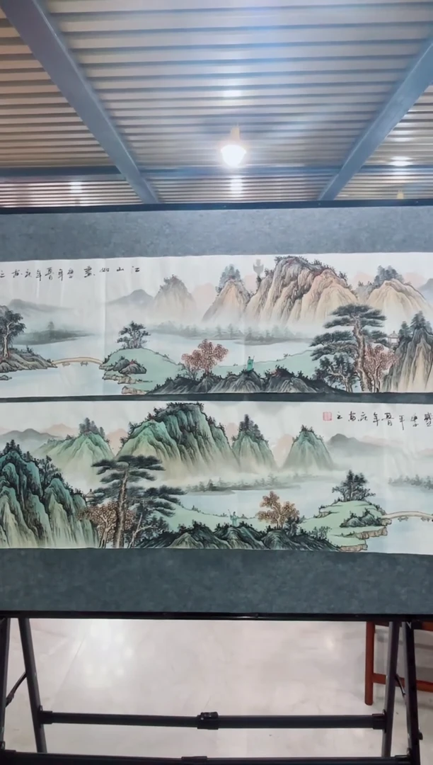 国画志川专属福利-床头画*2江山如画＋江南春韵