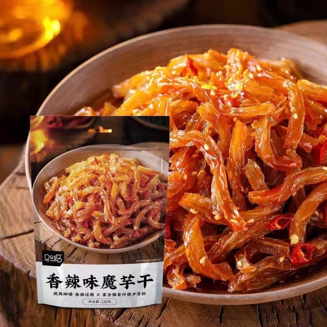 马马妈网红休闲零食香辣味麻酱味魔芋干魔芋即食脆爽解馋