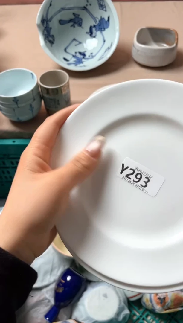 瓷片网**子瓷器瓷器Y293