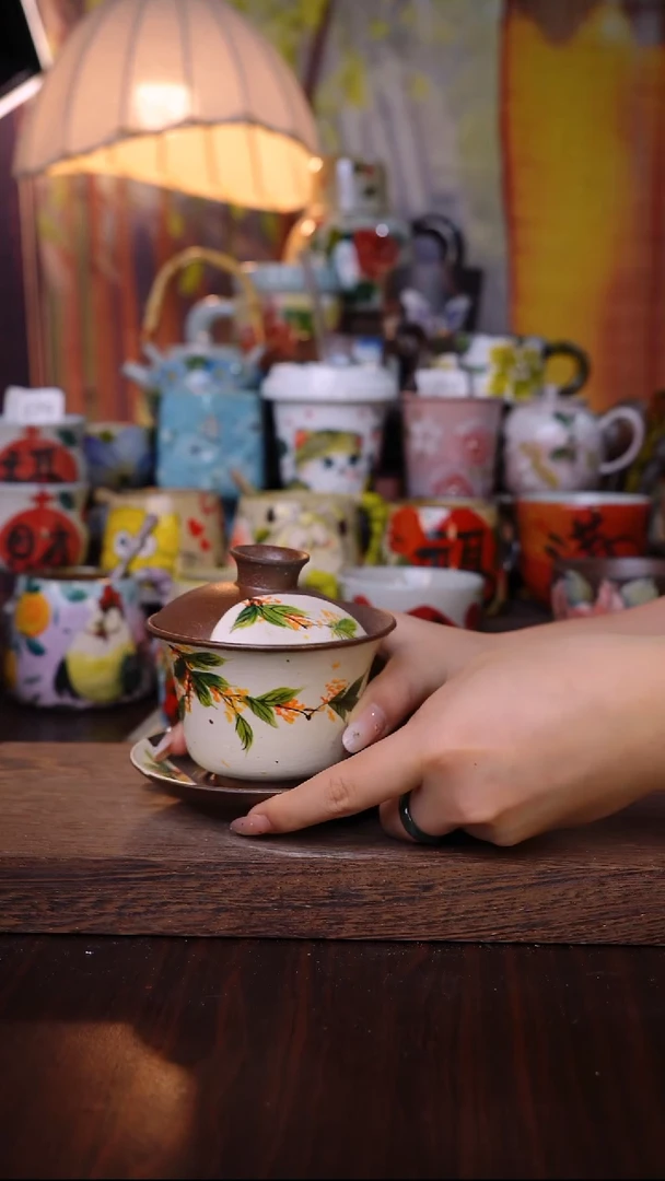 杯子泥垚手作 景德镇手工手绘陶瓷器物