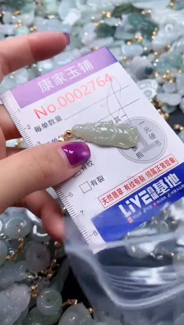 颈饰未镶嵌翡翠2764