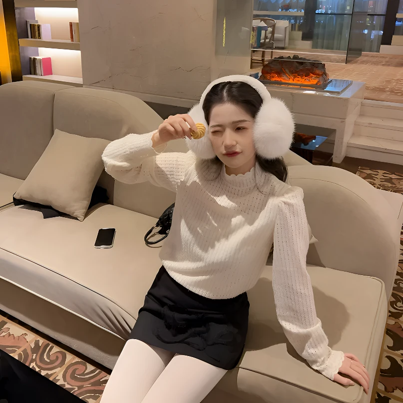 哥弟正品镂空衬衣新款秋冬网红款打底衫法式蕾丝花边上衣130006