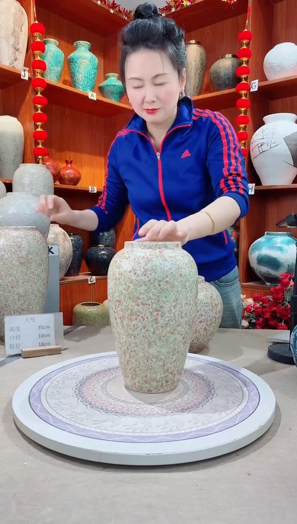 【闪购商品】瓶陶瓷花瓶 无花 绿野仙踪中号