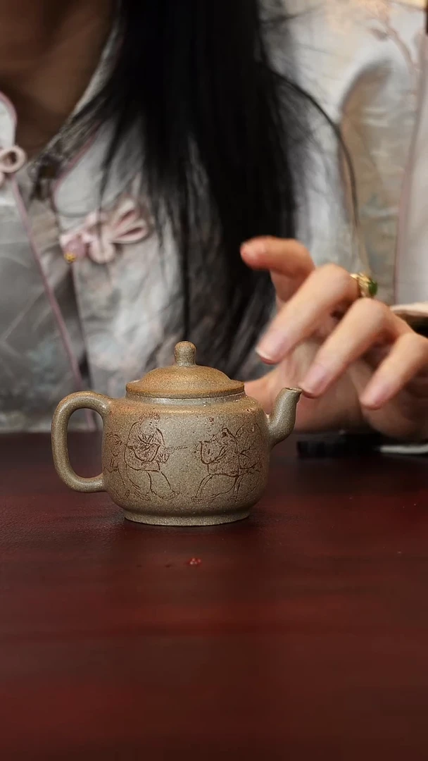 茶壶紫砂原矿高端紫砂--墨林