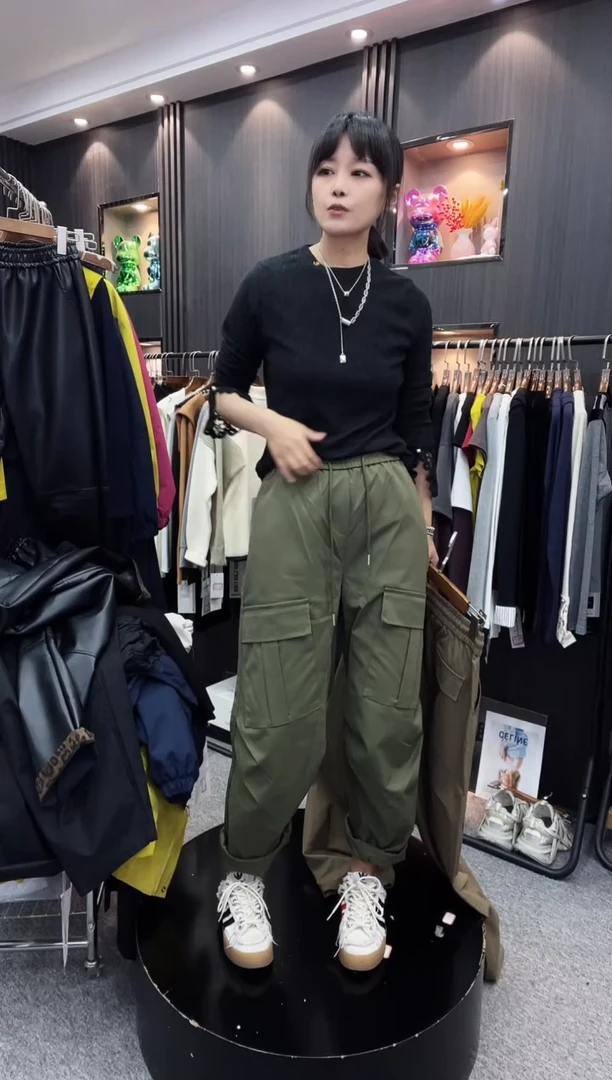 8803工装裤--军绿色L