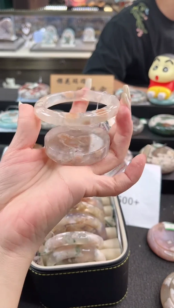 未镶嵌手镯石英质玉58圈口（赠品镯心）s9147