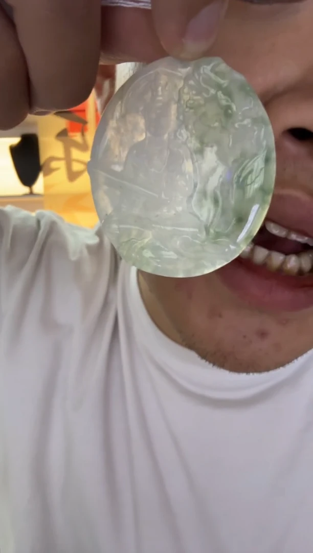 【闪购商品】翡翠颈饰未镶嵌天然翡翠A货孤品一件