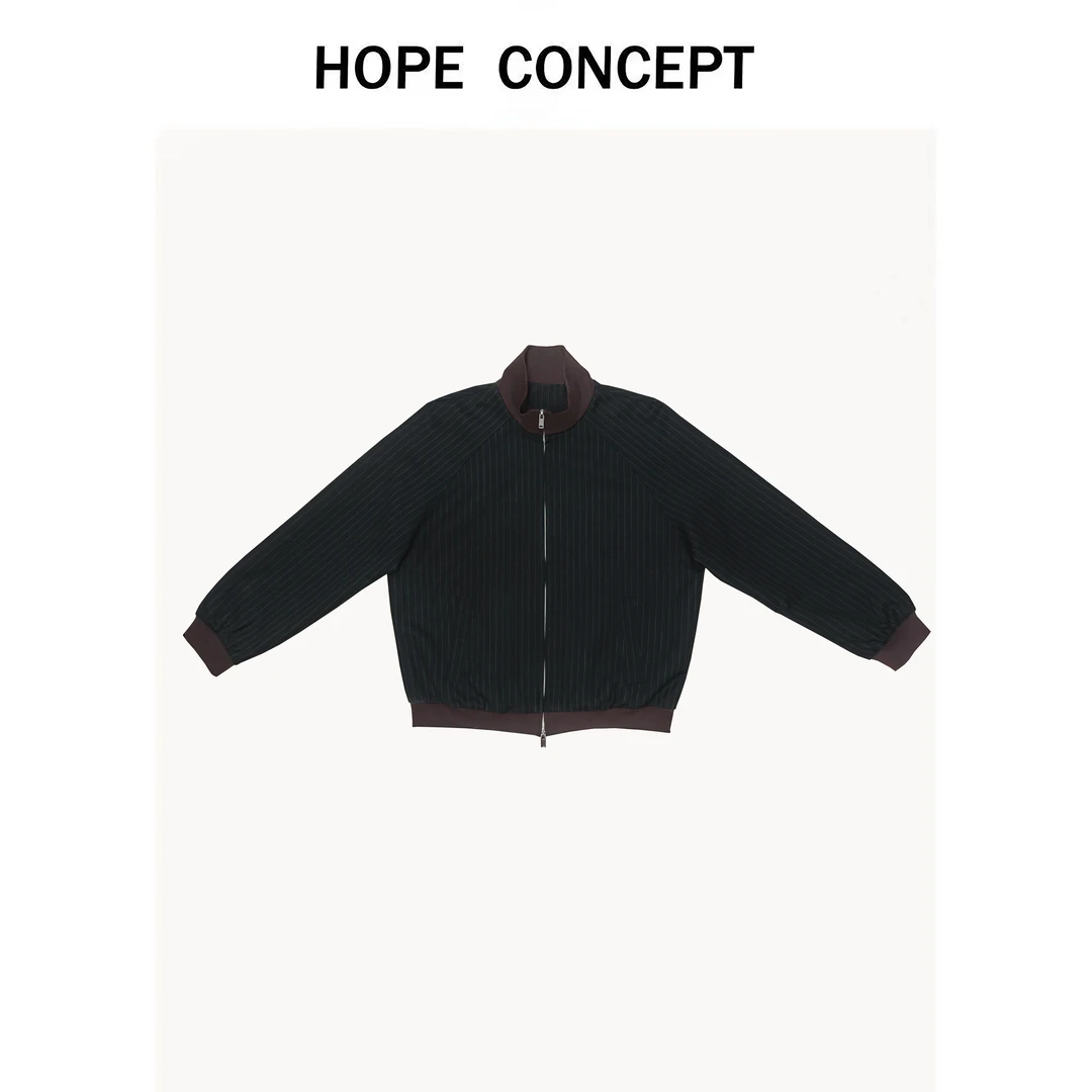 25386#HOPE CONCEPT时髦休闲羊毛夹克