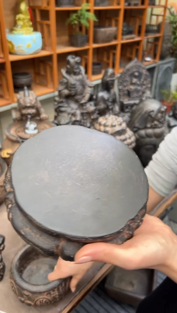 陶土【火山泥】金箍坛底座