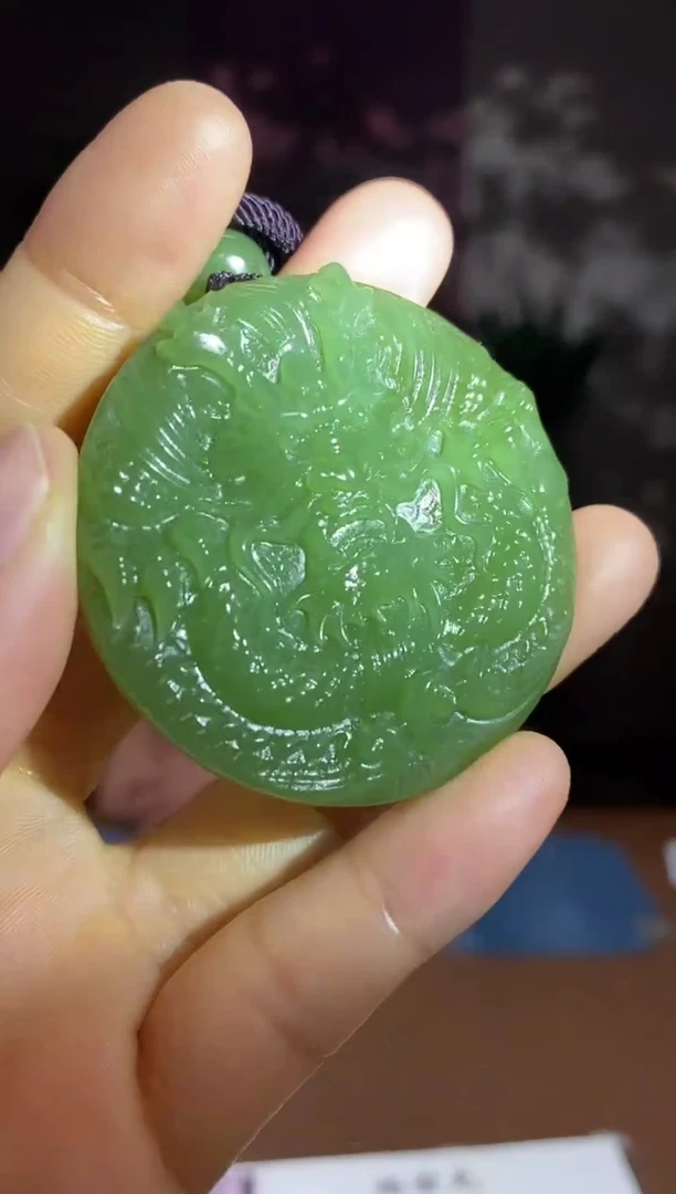 和田玉未镶嵌颈饰D096