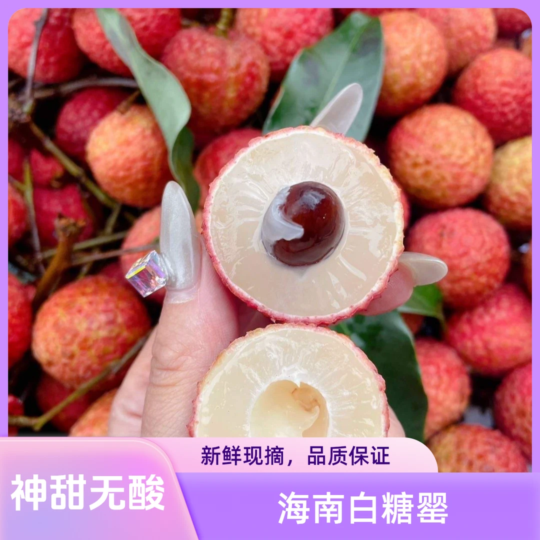 【韩美丽专属】海南空运白糖罂荔枝 晶莹剔透 神甜无酸颗颗满足