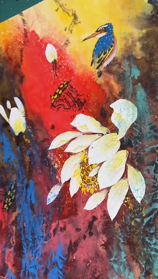 【闪购商品】国画孙桂国老师字画带亲笔合影证书12-31