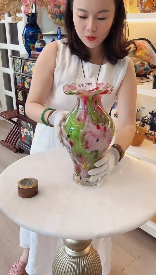 领尚琉璃花瓶009