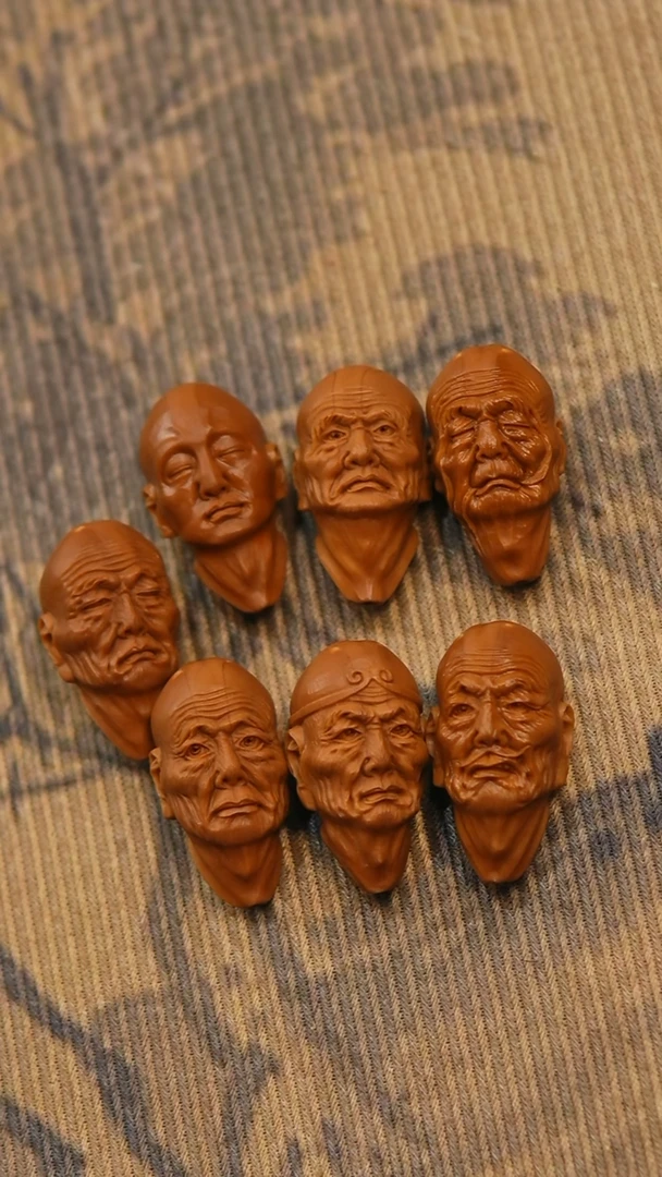 吊坠橄榄核罗汉7星