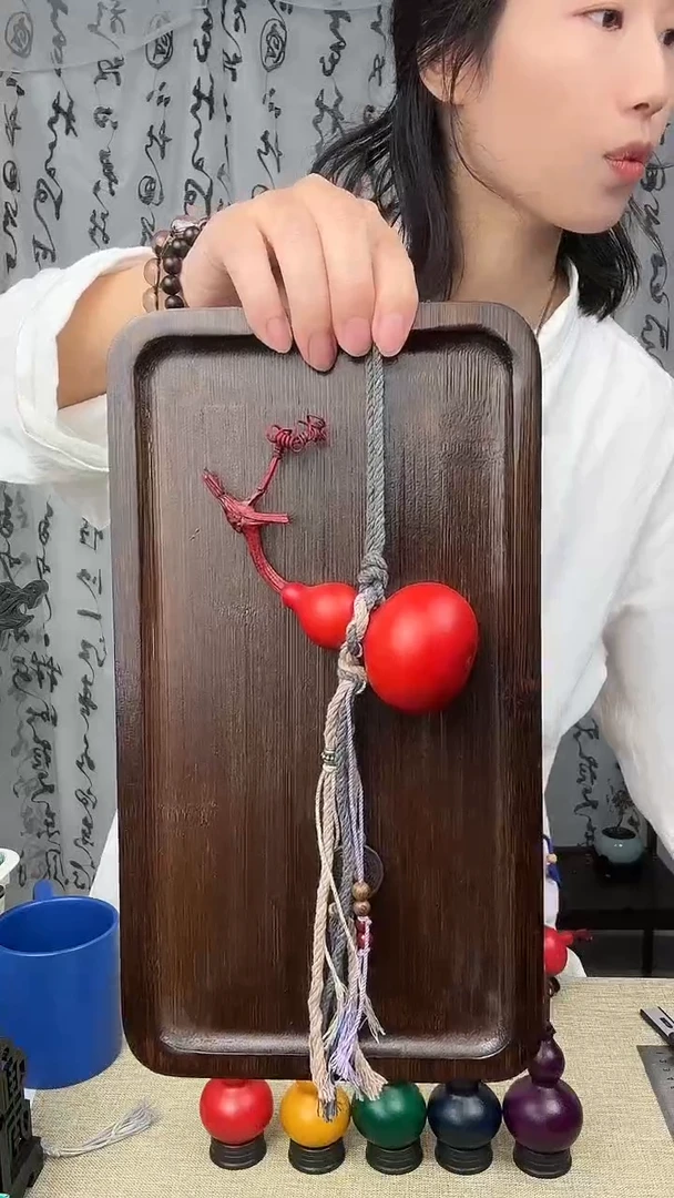 大漆葫芦挂件-----005