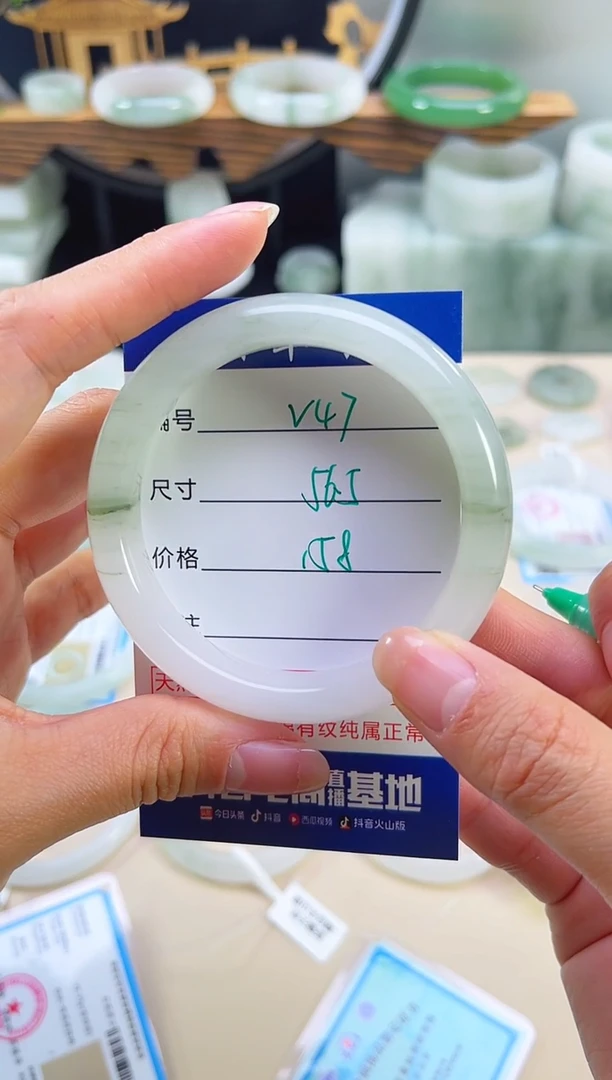 未镶嵌首饰石英质玉（天山翠）47