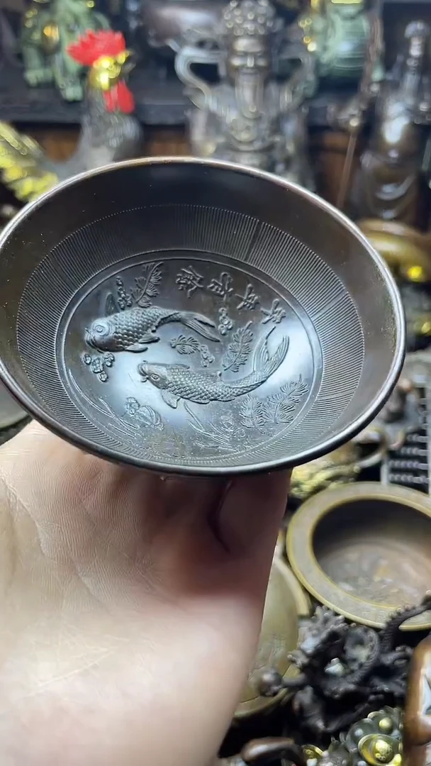 闪购链接，点击下单，有运费险，铜摆件