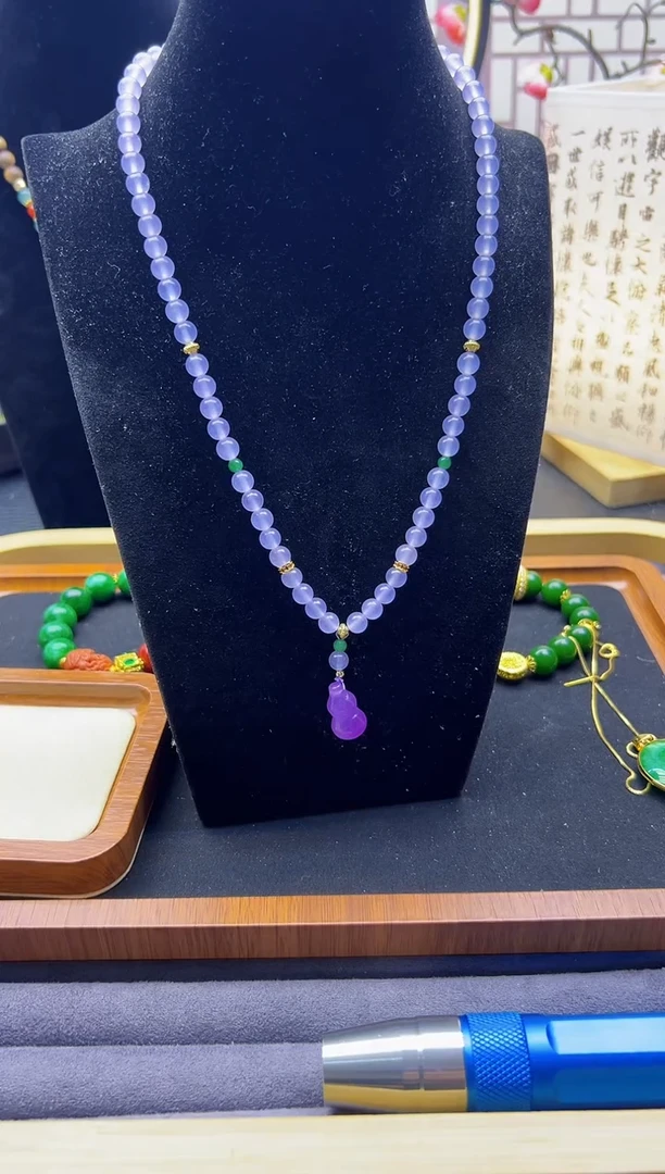 【闪购商品】翡翠颈饰14K金镶嵌X743