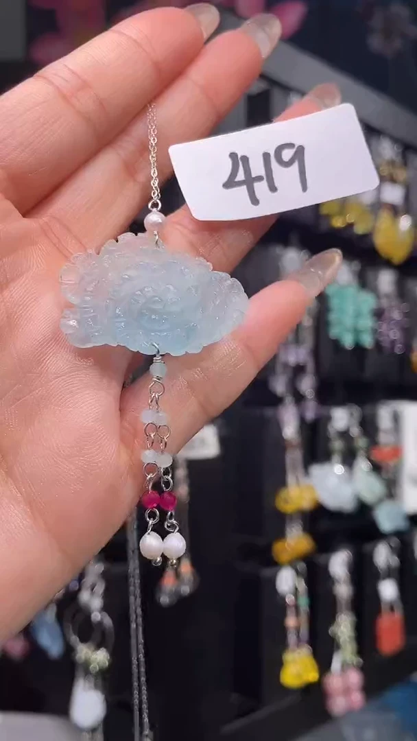 银S925镶嵌耳饰紫晶喜欢拍