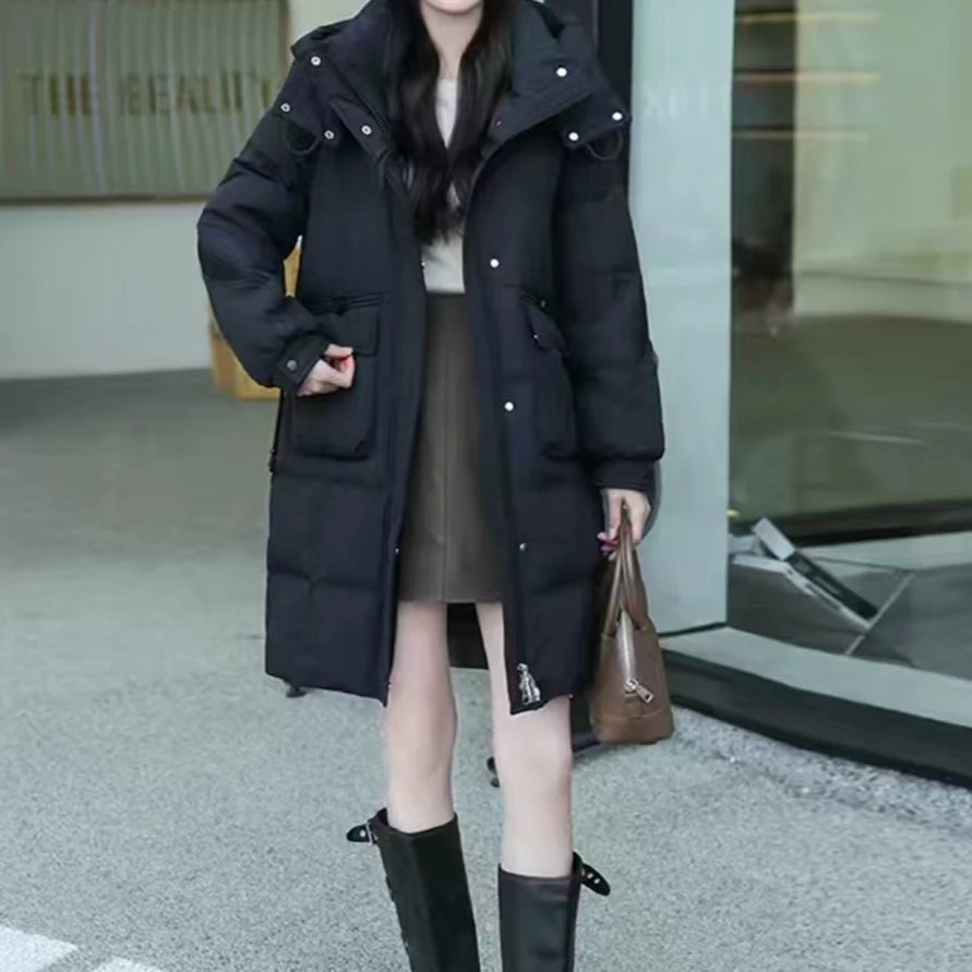 女士时尚百搭中长款棉服 8811 -A431****