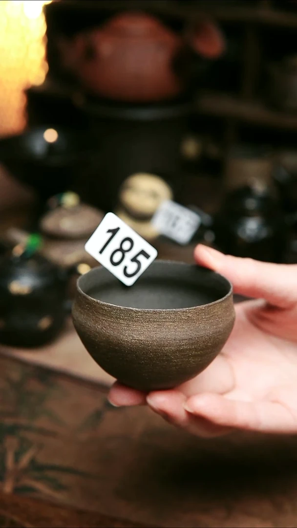 185紫砂全手工粉引主人杯75毫升