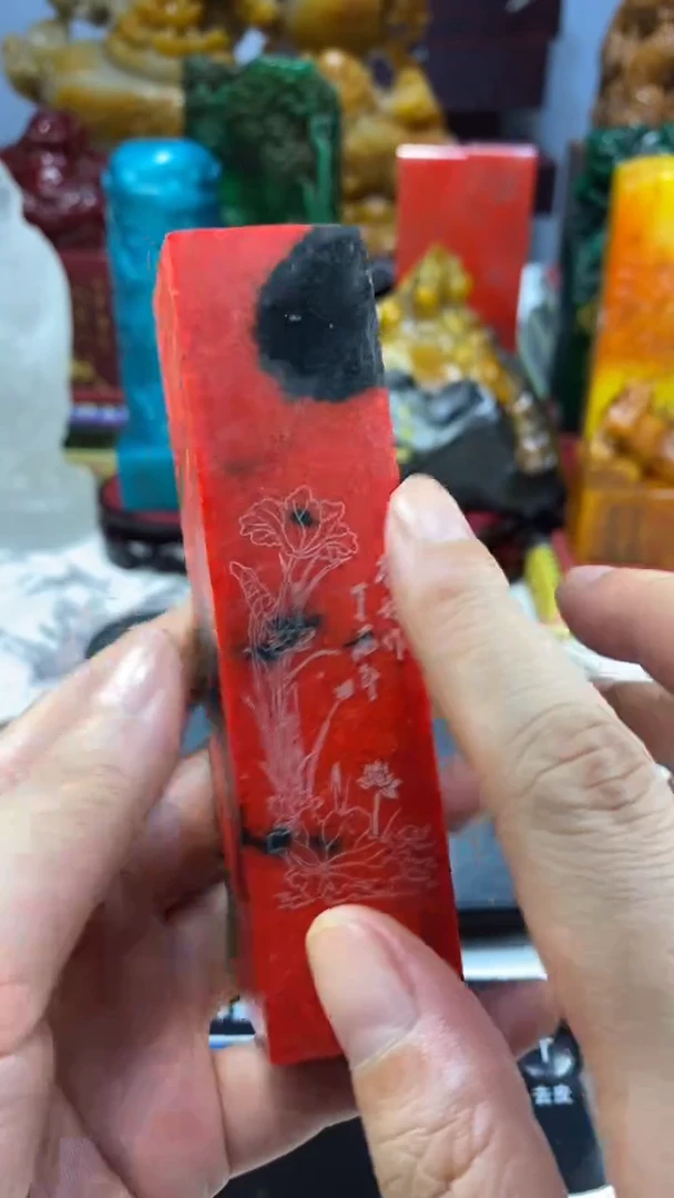 寿山石印石51寿山石血色随机