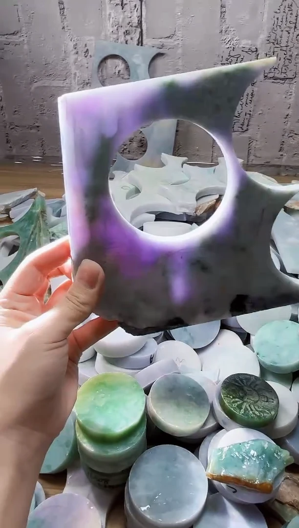 裸石翡翠天然翡翠A货512