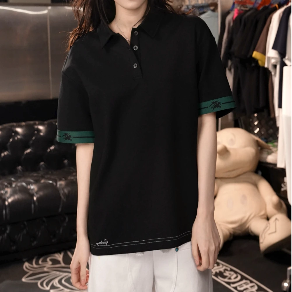 【绘尚D6黛仪3045】夏季新款POLO衫修身版型短袖男装S253045