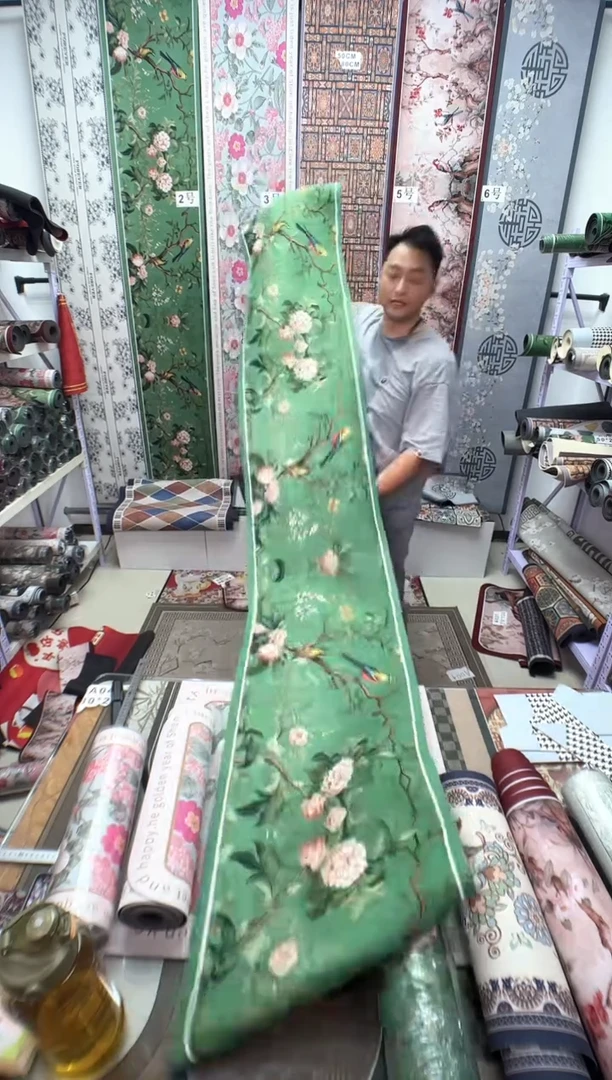 混纺45 280 茶绿微瑕
