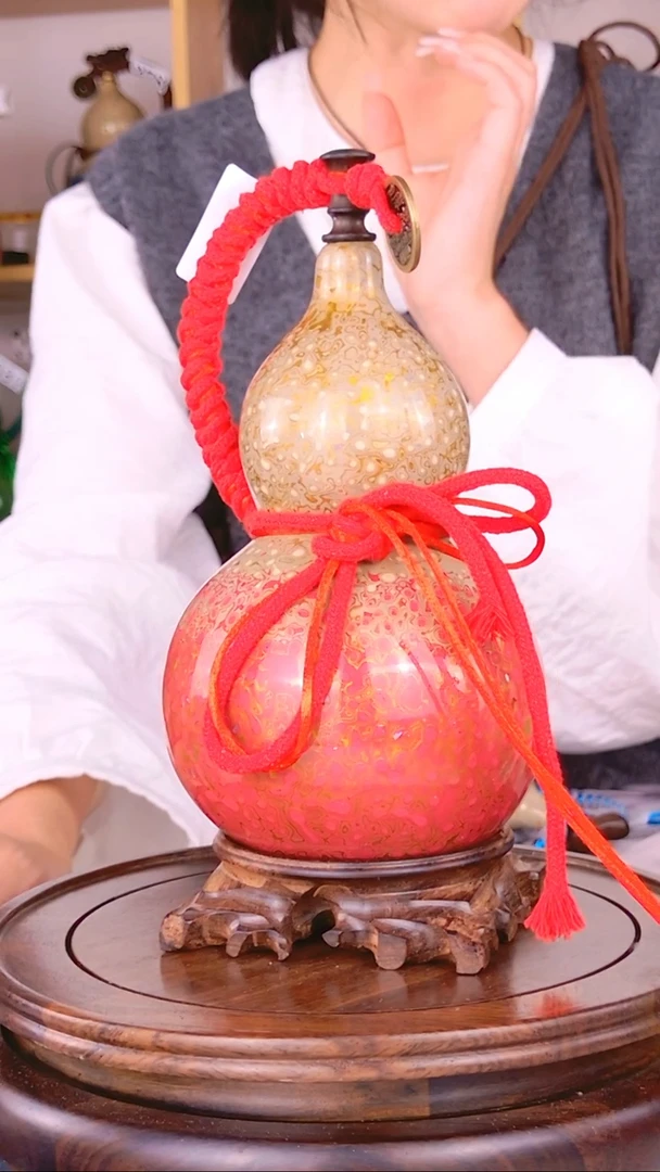384大漆酒葫芦一物一拍 真葫芦真大漆