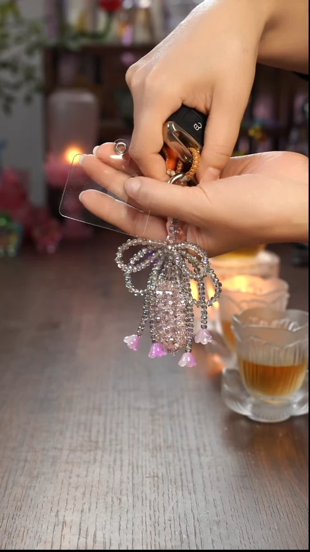 闪购樱花手机链紫色