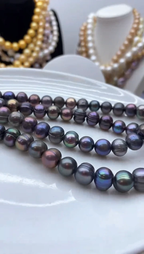 【闪购商品】淡水珍珠颈饰钛钢61