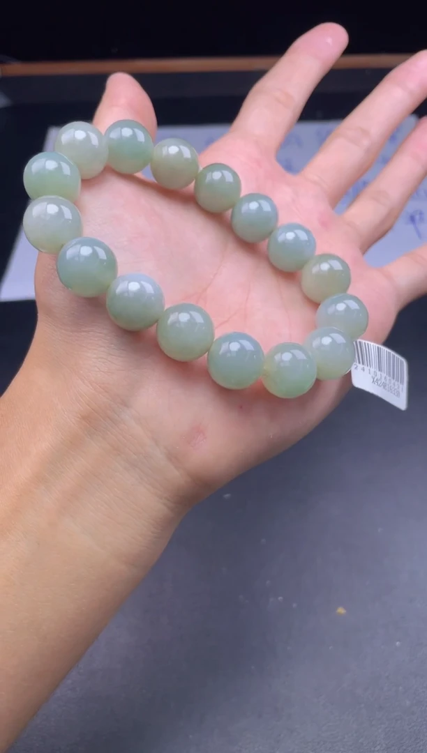 未镶嵌定制翡翠珠串卡13.2