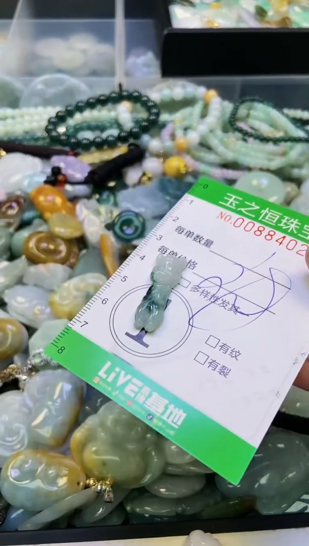 翡翠未镶嵌颈饰闪购0088402