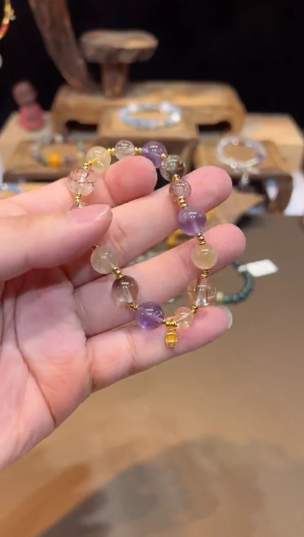 水晶手链未镶嵌手饰@@F5192