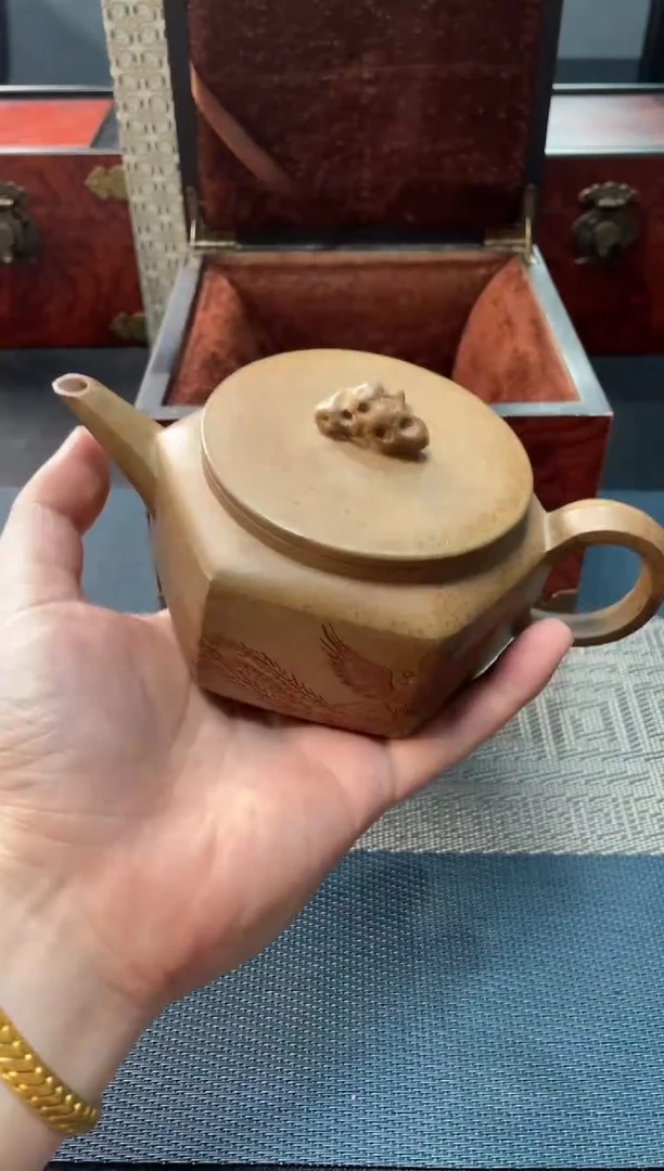 茶壶紫砂217 宜兴原矿紫砂