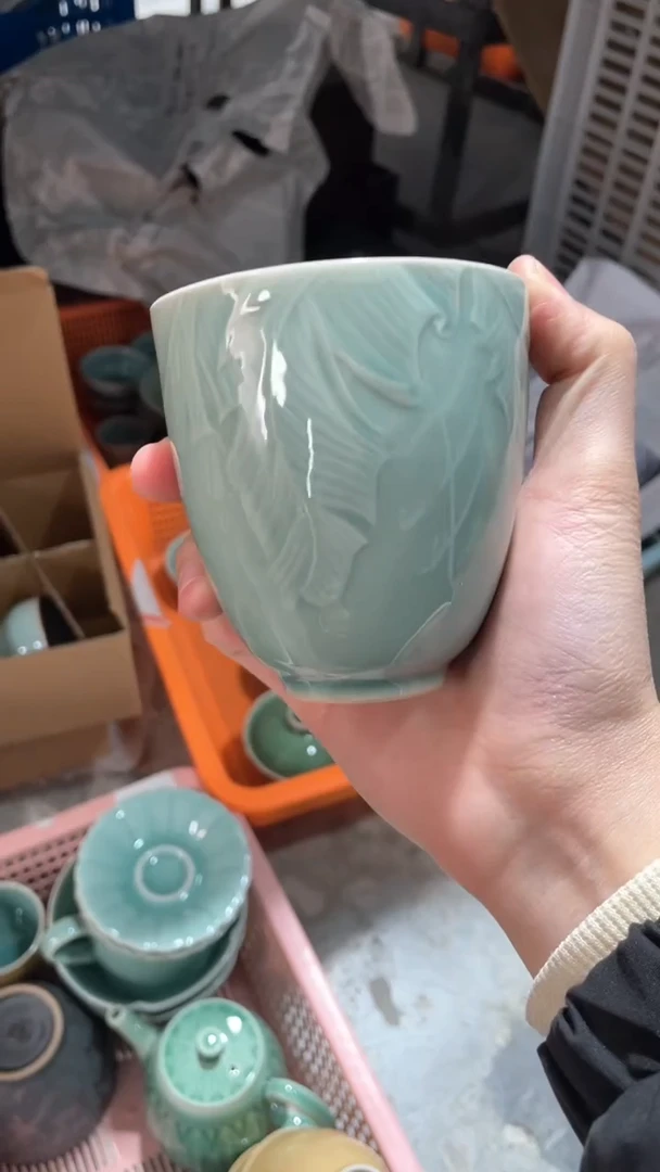 【闪购商品】特价 微瑕 慧仙青瓷