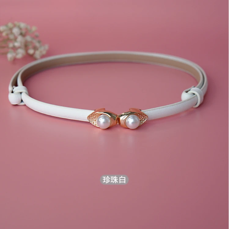 KK&MERRY 2025春 百搭时尚小牛皮气质优雅腰带KDD257