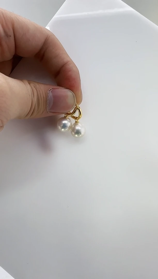 【闪购商品】淡水珍珠DA银S925镶嵌b680 珍珠耳饰 10