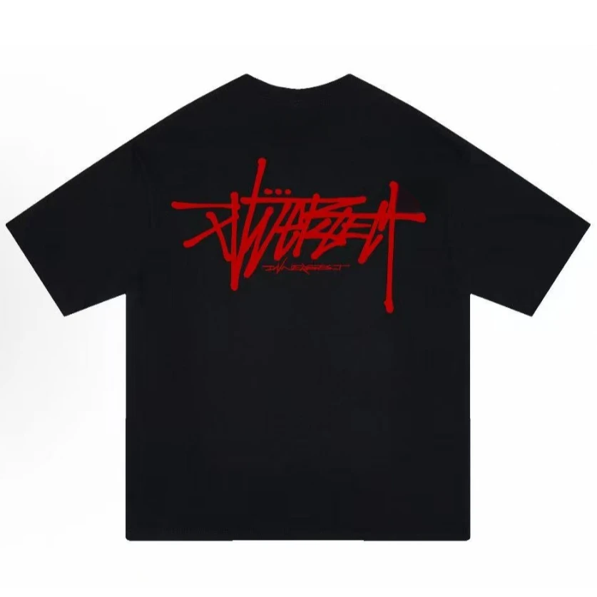 280克重磅纯棉小领口夏季短袖袖情侣透气男女百搭T恤衫潮流宽松