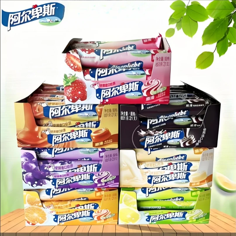 阿尔卑斯条装牛奶软糖（焦香、酸奶）
