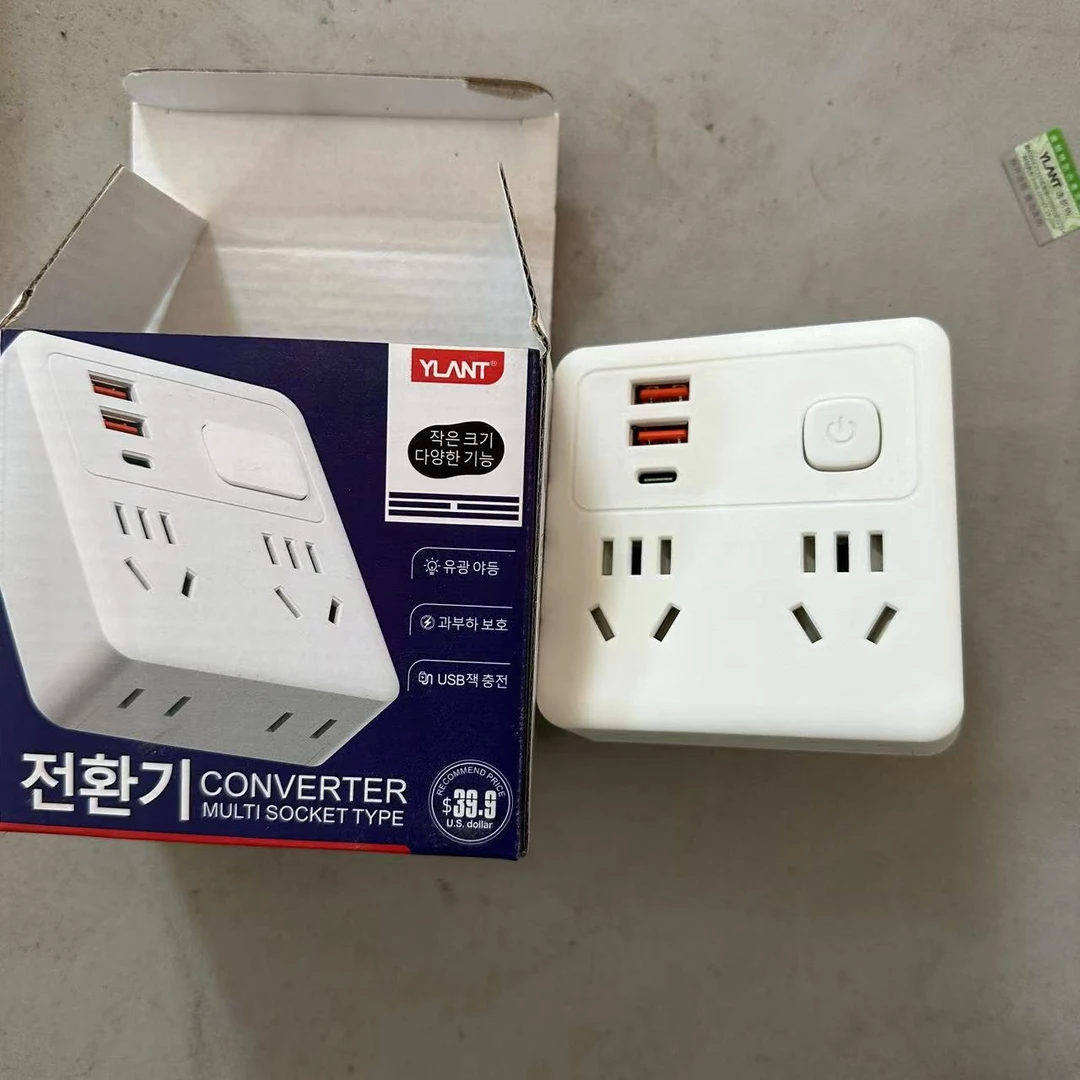 dj直播  五金工具 白武士插排多功能USB插口插排YCDF