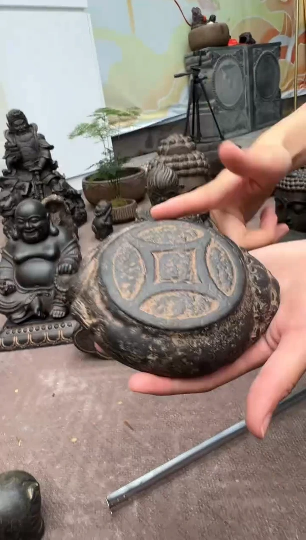 陶土【火山泥】金蟾小底座