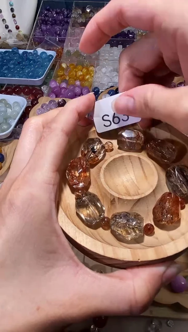 未镶嵌手串水晶灵*鹿S63黑金超随行手串拍3