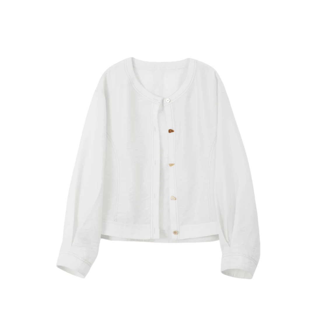 2025秋季新款圆领休闲设计感外套B0051 XX