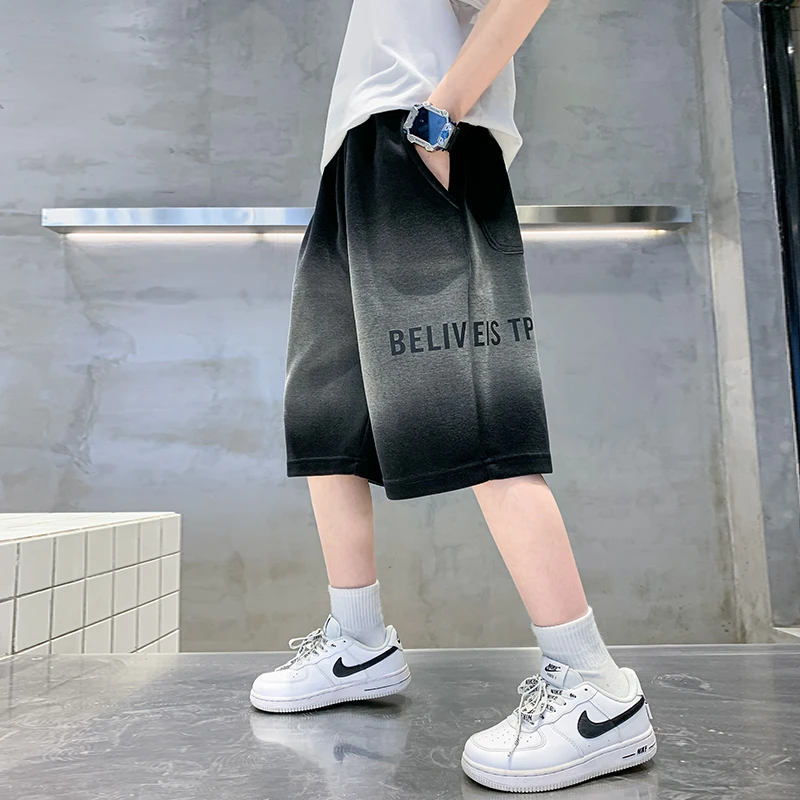 MK&UR.BV男童夏装运动短裤薄款中大儿童夏季2025新款男孩五分裤潮