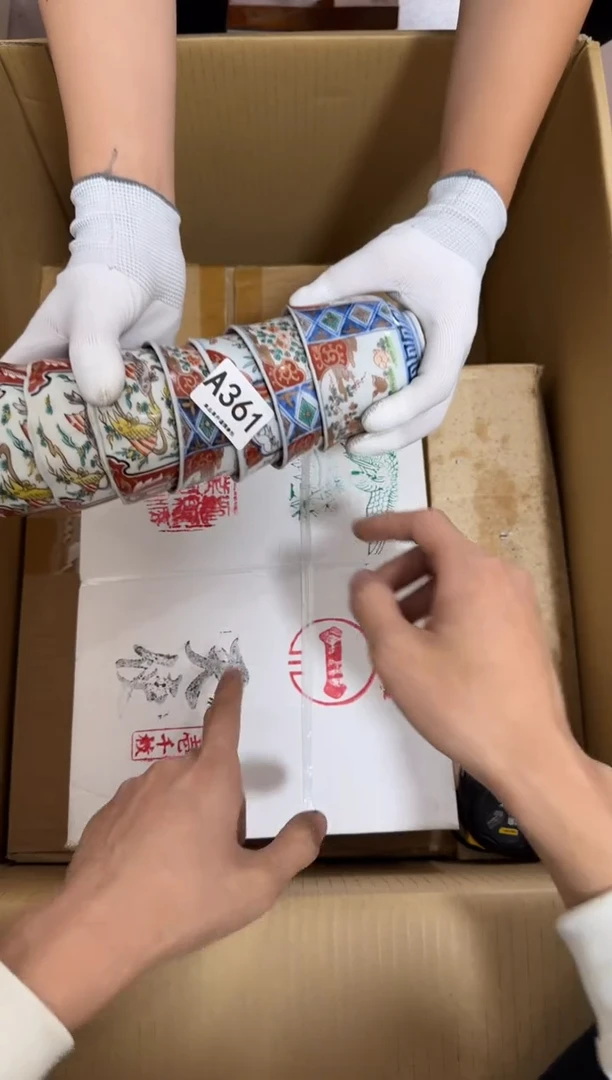 瓷片金*鱼361 中古商品，谨慎购买