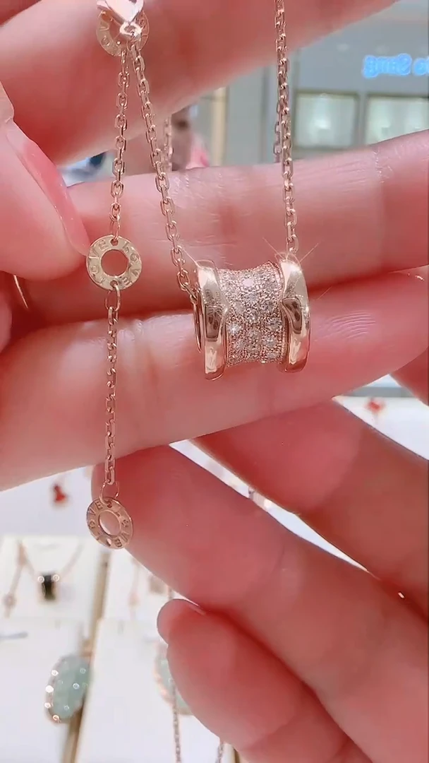 【闪购商品】钻石套链18K金镶嵌套链