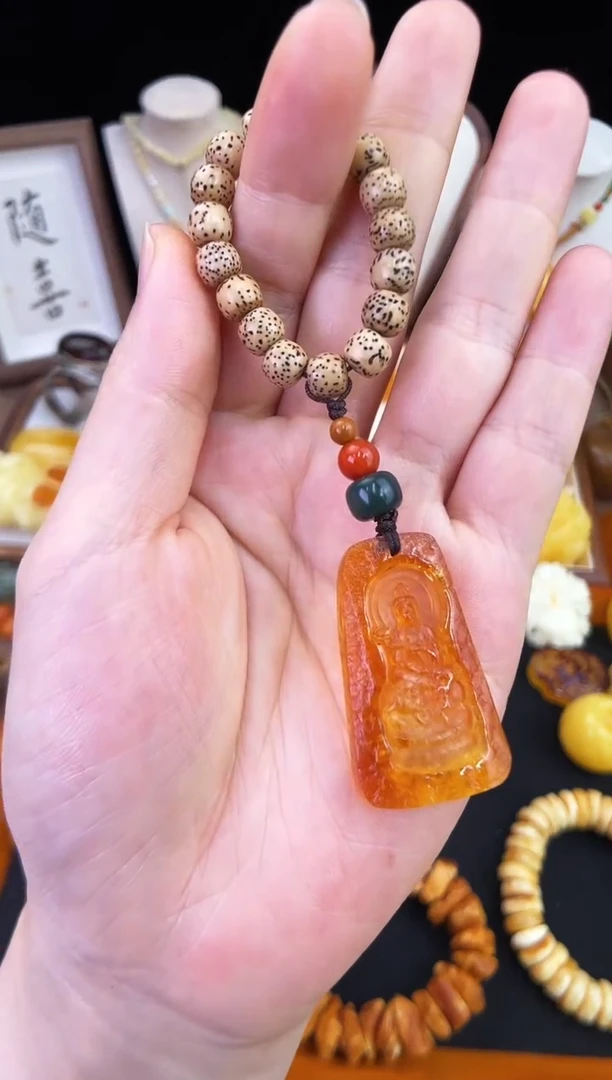 琥珀未镶嵌珠宝奇石柒月